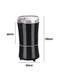 Generic Electric Coffee Bean Grinder Black/Clear 198X94mm
