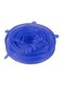 Generic 6-Piece Stretchable Lids Blue