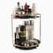 2-Layer 360 Degree Rotating Cosmetic Holder Stand Black/Gold