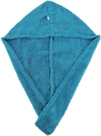 Buy Lushh 100% Cotton Terry Hair Towel Wrap, Bath Shower Head Towel Quick Magic Dryer, Teal in UAE