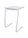 Table Mate - Multipurpose Foldable Table White 54Centimeter