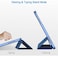 HYX New iPad 10th Generation Case 10.9 Inch 2022 with Pencil Holder, Soft TPU Back Smart Trifold Stand Case Cover For 2022 iPad 10th Gen 10.9 inch, Blue