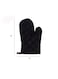 Oven Mitt Heat Proof Protector Gloves, Black, 28X14Centimeter