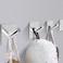 Jewjio Wall Hooks Heavy Duty Adhesive Hooks Stainless Steel Hangers Nail Free Utility Hooks, Stick On Hook For Hanging Towel Cloth Calendar