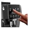 DeLonghi Full Automatic Coffee Machine ECAM 220.22GB, 1450 W, 1.8 L, Black and Silver, Plastic, Easy to Clean