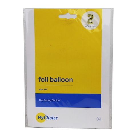 My Choice Number 2 Air Foil Balloon
