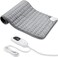 LIMOS Heating Pad, Electric Heat Pad With Automatic Switch-Off And 6 Temperature Levels, For Back Neck Shoulder Belly Heating Technology - Machine Washable, 12"x24", Silver Gray