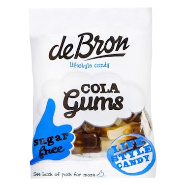 DEBRON CANDY COLA GUM S/FREE 100G