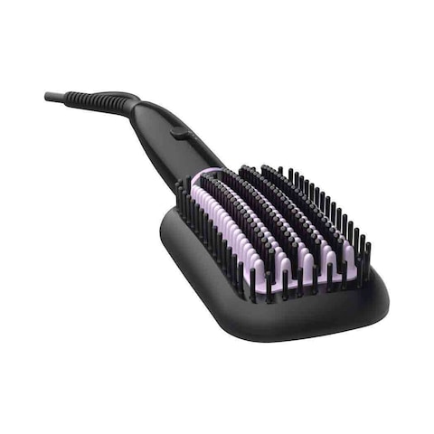 Philips Heated Straightening Hair Brush BHH880 Black