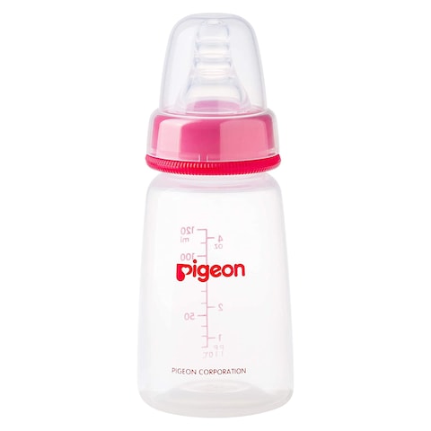 Buy Pigeon Feeding Bottle 26011 Clear 120ml in UAE