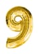 Goldedge 9 Number Foil Balloon 32Inch