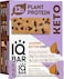 IQBAR Brain and Body Keto Protein Bars - Almond Butter Chip Keto Bars - 12-Count Energy Bars - Low Carb 12gr Protein Bars - High Fiber Vegan Bars and Low Sugar Meal Replacement Bars - Vegan Snacks