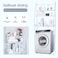 SKY-TOUCH Washing Machine Storage Shelf Rack 3-Tiers, Bathroom Shelves Toilet Shelf Space-Saving,Easy to Assemble Bathroom Storage Shelf No Drilling - White