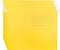 Hanging File Folders, Pack of 10 Yellow Suspension Files for Filing Cabinet Folders School Home Work Office Organization