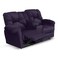 إن هاوس كرسي استرخاء سينمائي مزدوج منجد بالمخمل مع حامل أكواب - بنفجسي غامق - أمريكان بولو