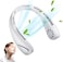 Generic 2 Pcs Rechargeable Personal Fan, Portable Bladeless Personal Fans, Wearable Air Conditioner Fan Battery Operated Leafless Neck Fan Cooler, Cooling Hanging Necklace, USB Rechargeable