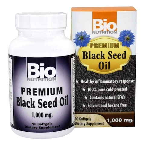 Bio Nutrition Black Seed Oil 1000mg 90 Capsules