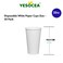 Yesocea [50 Sets] Disposable Coffee Cups With Lids And Sleeves - 20 Oz. White Hot Paper Cup
