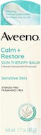 Aveeno Calm + Restore Skin Therapy Balm, Soothing &amp; Moisturizing Skin Protectant For Sensitive Skin, Fragrance- &amp; Steroid-Free, 1.7 Fl Oz (Pack Of 1)