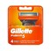 Gillette Fusion Men's Razor Blade Refills 4 Count
