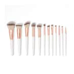 اشتري BH Cosmetics Rose Romance Brush Set With Bag 12 Pieces في السعودية