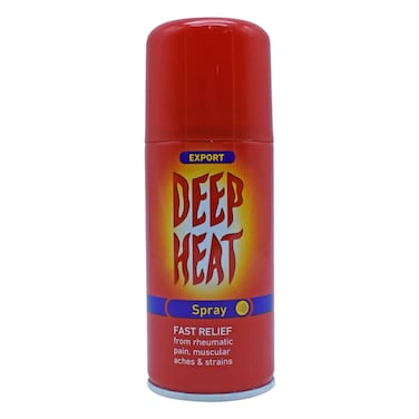 Mentholatum Deep Heat Fast Relief Spray 150ml for hot therapy ointment