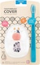 Flipper Fun Animal Hygienic Toothbrush Holder For Kids, includes Soft Bristle Toothbrush, Cow, 3Y+