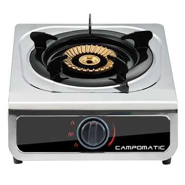 Campomatic GC100 Cook Top Gas Cooker Silver