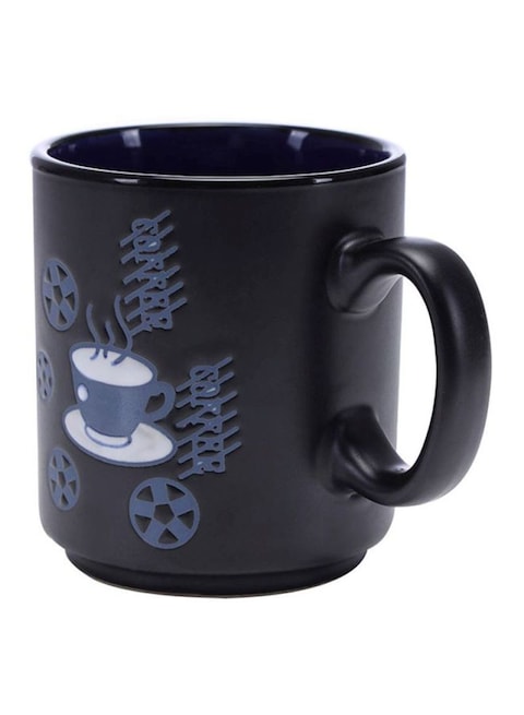 Royalford Stoneware Coffee Mug Black/Grey