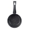 Illa Cook On Rock Granite Casserole With Pyrex Lid - 16 Cm - Black