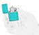 Zippo 49454 Regular Flat Turquoise Genuine Lighter, Turquoise