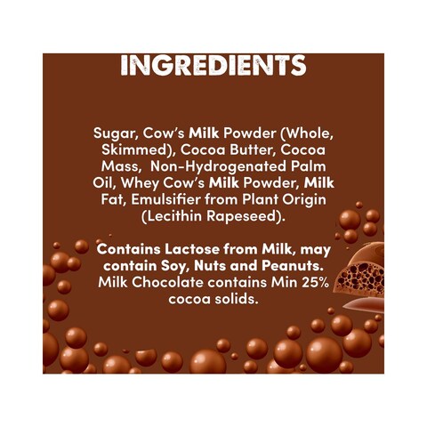 Nestle Aero Milk Chocolate Bubbles,18g, Pack of 40