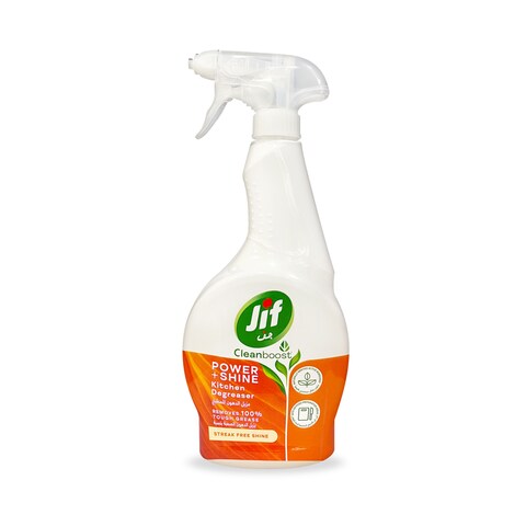 Jif Cleanboost Kitchen Degreaser Power Shine Spray 460ml