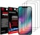 MARGOUN 3 Pack for iPhone 14 Plus Screen Protector Tempered Glass, Full Coverage Protective Film Easy Installation Anti Scratch Bubble Free (iPhone 14 Max, Black)