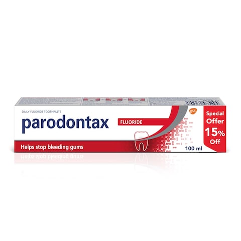 Parodontax Fluoride Daily Toothpaste for Bleeding Gums - 100ml