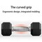 H PRO Barbell Set of 2 Hex Rubber Dumbbell with Metal Handles, Pair of 2 Heavy Dumbbells  ( 9KG x 2 )