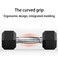 H PRO Barbell Set of 2 Hex Rubber Dumbbell with Metal Handles, Pair of 2 Heavy Dumbbells  ( 9KG x 2 )