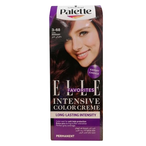 Schwarzkopf Palette Long Lasting Intensity Hair Color Creme 3-68 Dark Mahogany 110ML