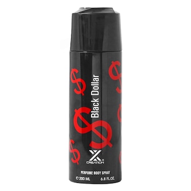 X Creation Black Dollar Perfume Body Spray 200ml