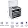 Super General 5-Burner Gas-Cooker with Full-Safety and Gas Oven SGC-916-FSBGOF Silver