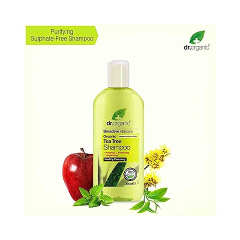 Dr. Organic Bioactive Skincare Organic Tea Tree Shampoo Green 265ml