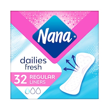 Nana Daily Fresh Normal Pantyliners 32 Pieces