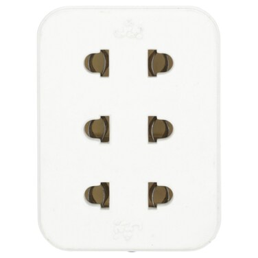 Buy BUSH MULTI PLUG ADAPTOR 10A Online | Carrefour Pakistan