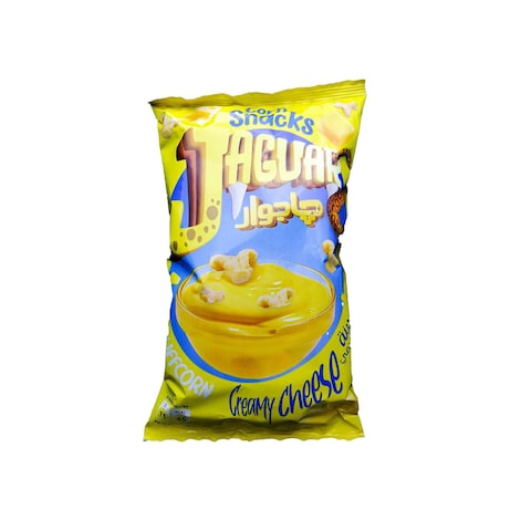 Jaguar Puff Corn Snack - Creamy Cheese Flavor - 75 gram