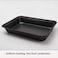 Baking Dish /Cake Mold 12 Inch Carbon Steel Plus High Deepening Baking Plate Rectangular Double-Sided Non-Stick
