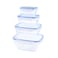 Dunya Rectangular Food Saver 30148 4 Pieces