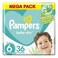 Pampers Baby Dry Diapers with a Touch of Aloe Size 6 9-14kg 36 Diapers