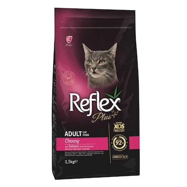 Reflex Plus Choosy With Salmon Adult Cat Food 1.5kg