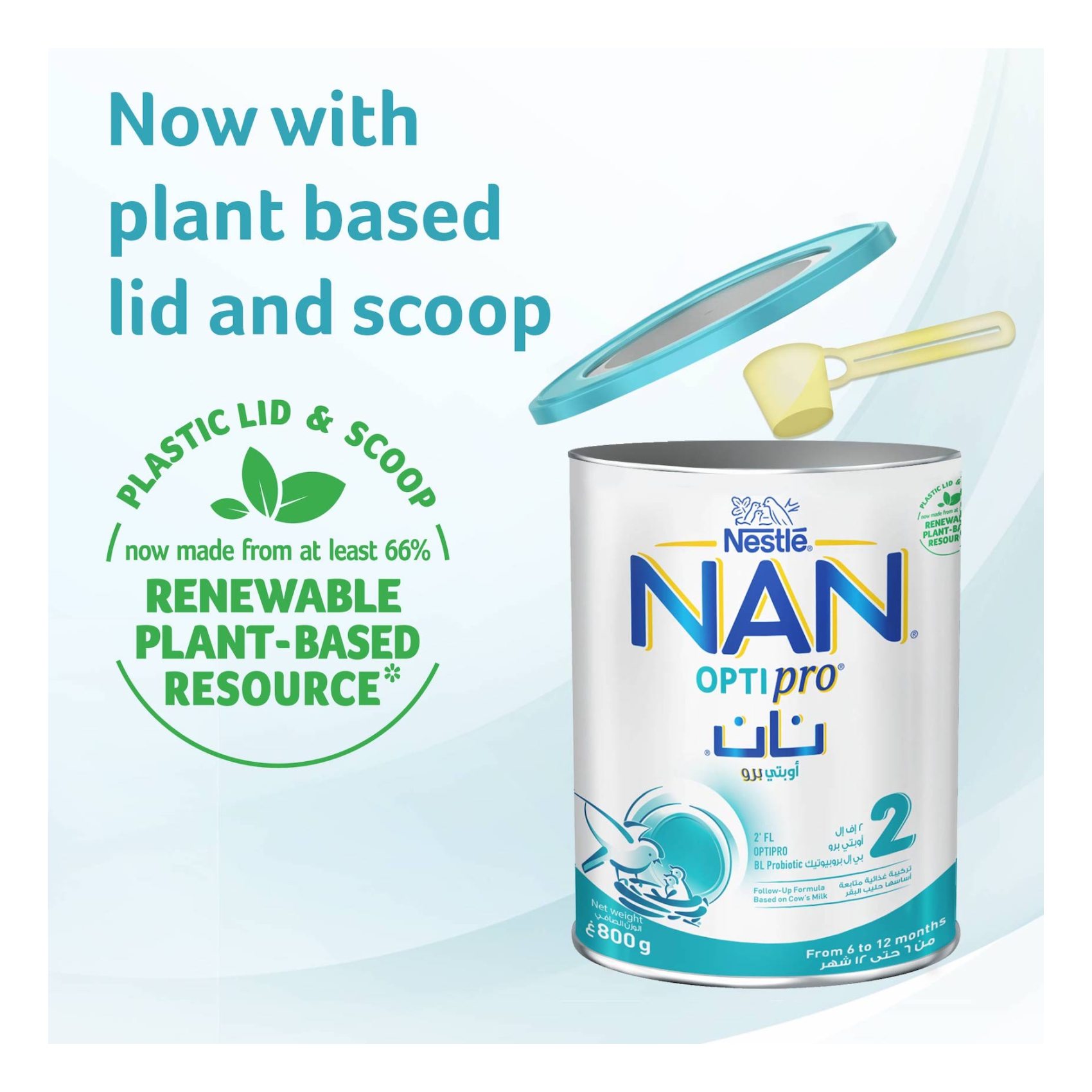 Nestle NAN Optipro 2 Follow Up Formula From 6 To 12 Months 800g