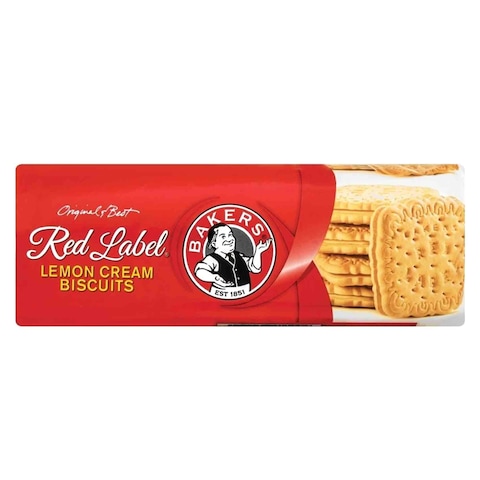 Bakers Original Red Label Lemon Cream Biscuits 200g